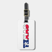 Étiquette À Bagage Texas (Devant Vertical)