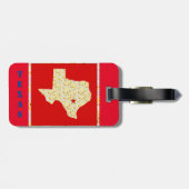 ÉTIQUETTE À BAGAGE TEXAS (Dos horizontal)