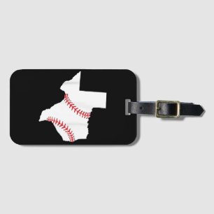 Étiquette À Bagage Texas Baseball État drôle Texas Baseball