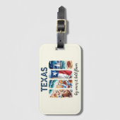Étiquette À Bagage Texas - Big Waves & Bold Flavour (Devant Vertical)