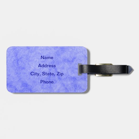 ÉTIQUETTE À BAGAGE TEXAS BLUEBONNETS (Dos horizontal)