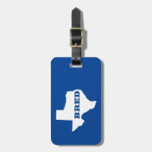 Étiquette À Bagage Texas Bred (Devant Vertical)