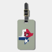 Étiquette À Bagage Texas Fishing (Devant Vertical)