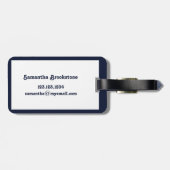 Étiquette À Bagage Texas Roads, ramenez-moi chez moi (Dos horizontal)