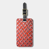 Étiquette À Bagage Texture de masse en métal peint (Devant Vertical)