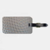 Étiquette À Bagage Texture de motif de boule de golf (Dos horizontal)