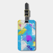 Étiquette À Bagage Texture peinte (Devant Vertical)