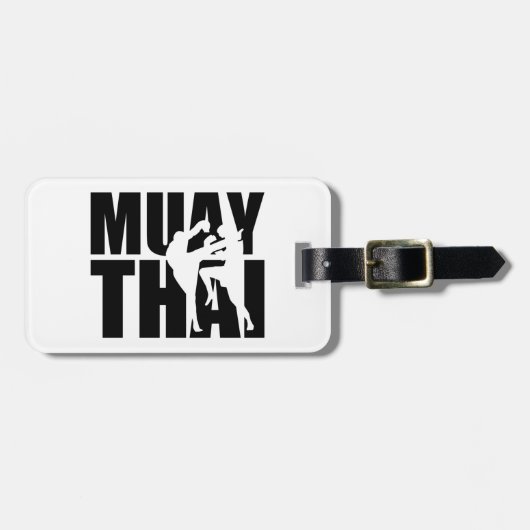 Étiquette À Bagage Thaïlandais de Muay (Devant horizontal)