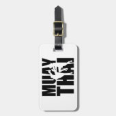 Étiquette À Bagage Thaïlandais de Muay (Devant Vertical)