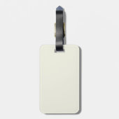 Étiquette À Bagage Thanksgiving Turquie avec Casquette Citrouille (Dos Vertical)