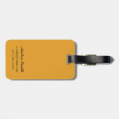 Étiquette À Bagage Thème de carnaval de vaudevilles de Sandow (Dos horizontal)