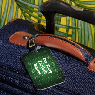 Étiquette À Bagage Thème de football drôle personnalisé
