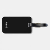 Étiquette À Bagage Thème De Tennis (Dos horizontal)