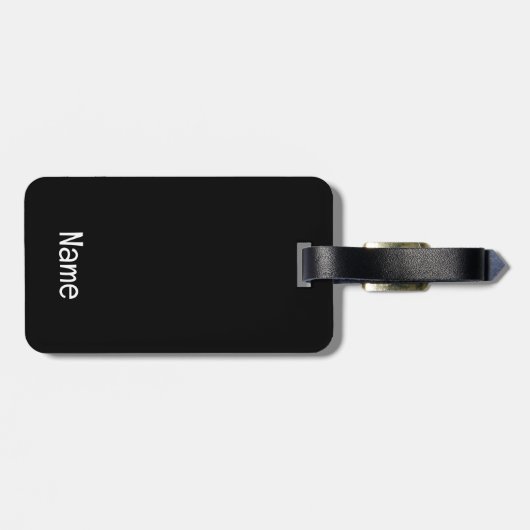 Étiquette À Bagage Thème De Tennis (Dos horizontal)