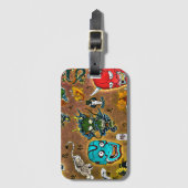 Étiquette À Bagage Thème japonais (Devant Vertical)