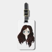 Étiquette À Bagage Thème Manga (Devant Vertical)
