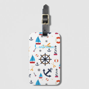 Étiquette À Bagage Thème nautique Thunder_Cove