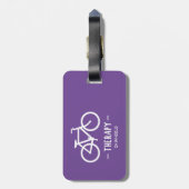 Étiquette À Bagage Thérapie Sur Roues (Dos Vertical)