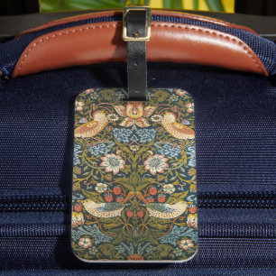 Étiquette À Bagage Thierry de fraises par William Morris, Art Vintage