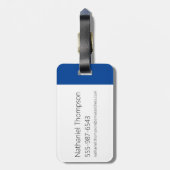 Étiquette À Bagage Things Go Boom (Dos Vertical)