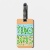 Étiquette À Bagage Thomas Beach Bali (Dos Vertical)