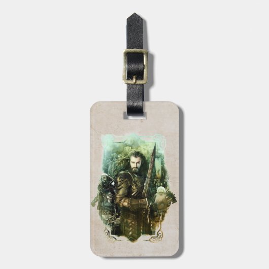Étiquette À Bagage THORIN OAKENSHIELD™, Dwalin & Balin Graphic (Devant Vertical)