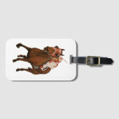 Étiquette À Bagage Thoroughbred Race Horse gagne Classic (Devant Horizontal)