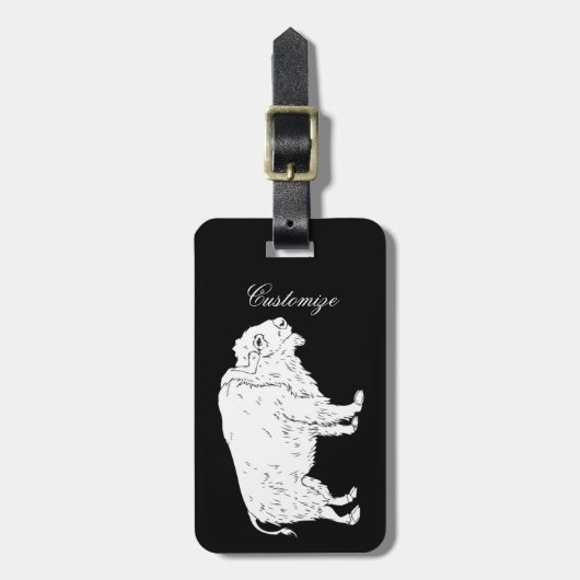 Étiquette À Bagage Thunder_Cove de Buffalo (Devant Vertical)