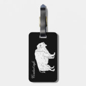 Étiquette À Bagage Thunder_Cove de Buffalo (Dos Vertical)