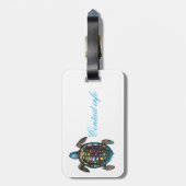 Étiquette À Bagage Thunder_Cove des tortues de mer (Dos Vertical)