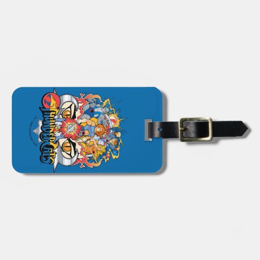 Étiquette À Bagage ThunderCats | Firey Group Graphic (Devant horizontal)
