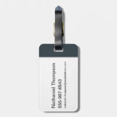 Étiquette À Bagage ThunderCats | Lion-O Halfttone Shadow Graphic (Dos Vertical)