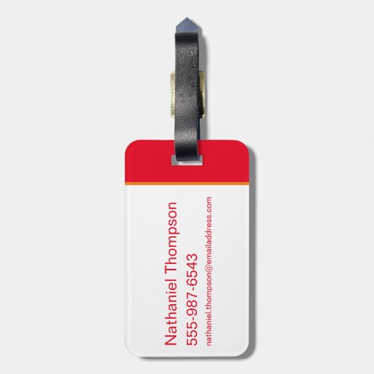 Étiquette À Bagage ThunderCats | Logo explosif (Dos Vertical)