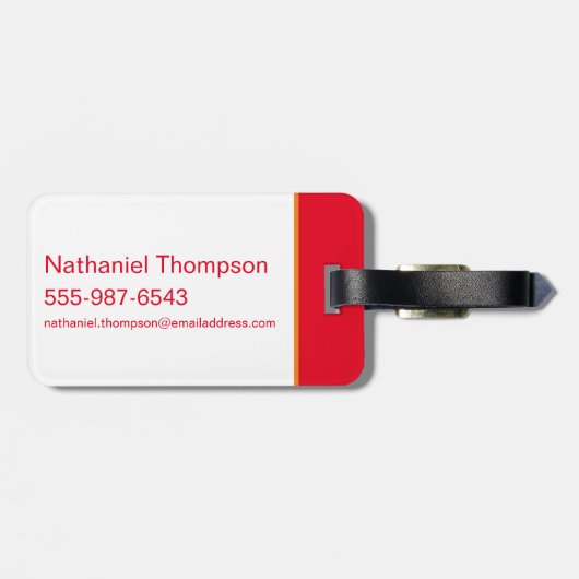 Étiquette À Bagage ThunderCats | Logo explosif (Dos horizontal)