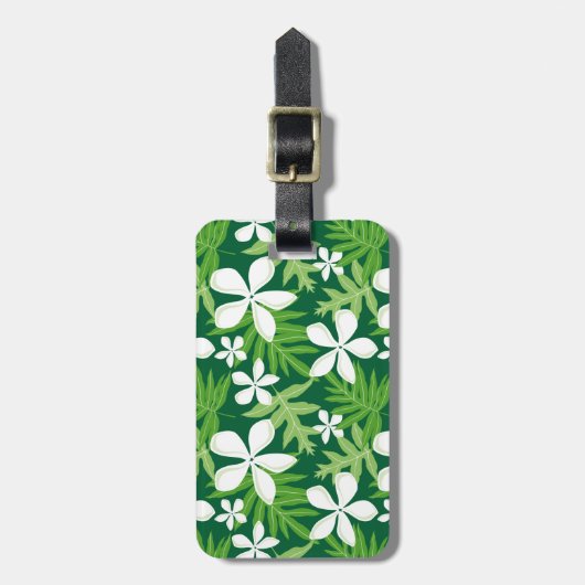 ÉTIQUETTE À BAGAGE TIARE (VERT) (Devant Vertical)