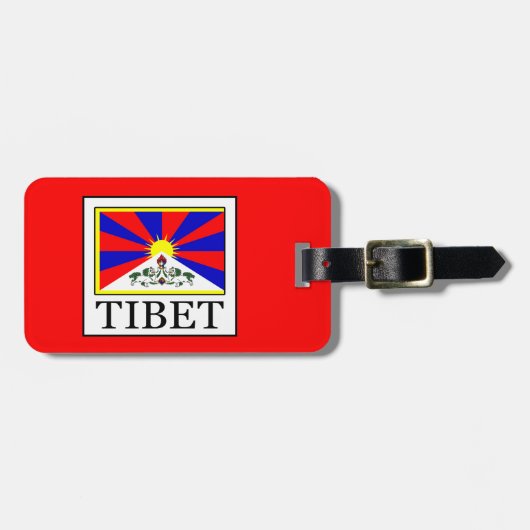 Étiquette À Bagage Tibet (Devant horizontal)