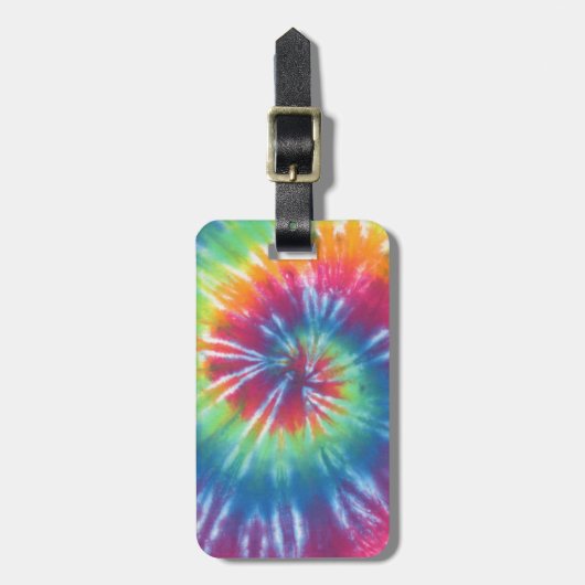 Étiquette À Bagage Tie Dye One (Devant Vertical)