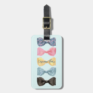 Étiquette À Bagage Ties papillons personnalisés