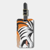 Étiquette À Bagage tiger3 (Devant Vertical)