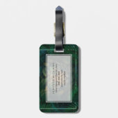 Étiquette À Bagage Tiger hiding in Foliage (Dos Vertical)