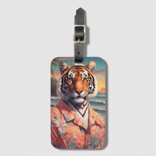 Étiquette À Bagage Tiger Holiday