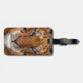 Étiquette À Bagage Tigre (Dos horizontal)