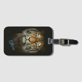 Étiquette À Bagage Tigre (Devant Horizontal)