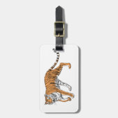 Étiquette À Bagage Tigre 2 (Devant Vertical)