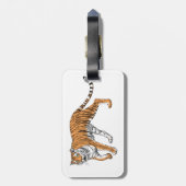 Étiquette À Bagage Tigre 2 (Dos Vertical)