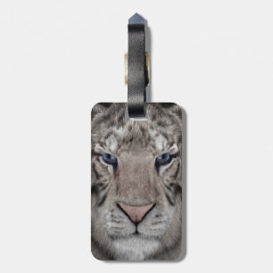 Étiquette À Bagage Tigre blanc
