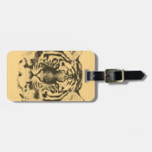 Étiquette À Bagage Tigre Face (Devant horizontal)