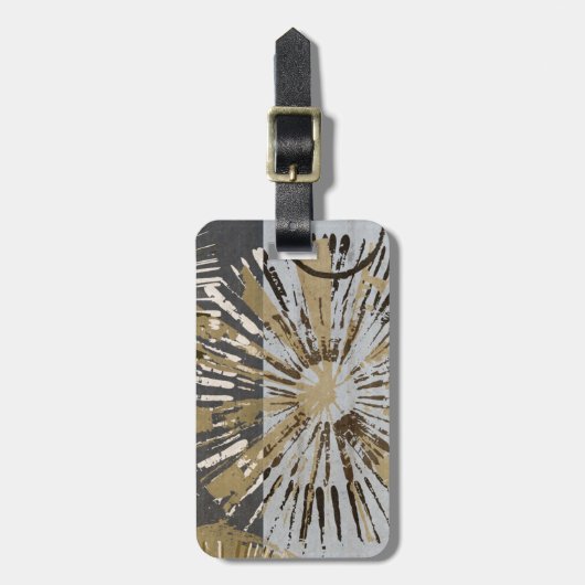 Étiquette À Bagage Tiles d'éclatement III (Devant Vertical)