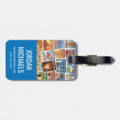 Étiquette À Bagage Timbres-poste des Etats-Unis (Dos horizontal)