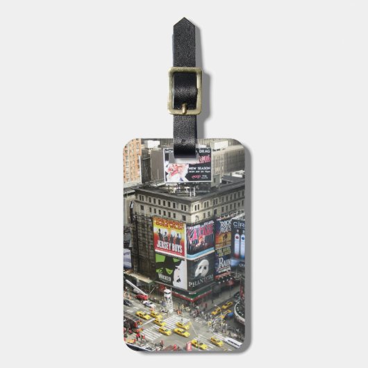 Étiquette À Bagage Times Square (Devant Vertical)